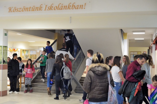 Nyílt nap az Arany gimiben - fotó Szarka Lajos