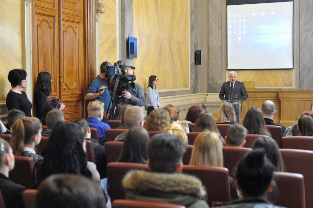 Városi Diákparlament - fotó Szarka Lajos