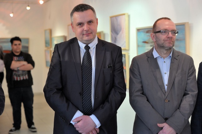 Lengyel művészek a Városi Galériában - fotó Szarka Lajos