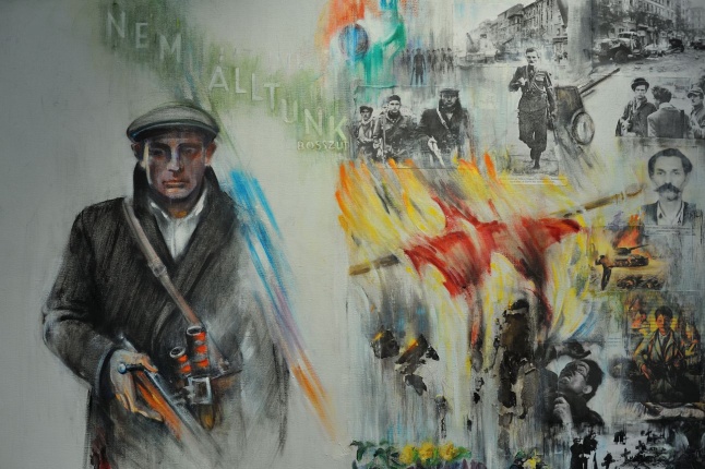 Csizmadia Zoltán kiállítása a múzeumban - fotó Szarka Lajos