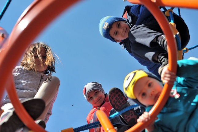 Vidám pillanatok az Érkertben - fotó Szarka Lajos