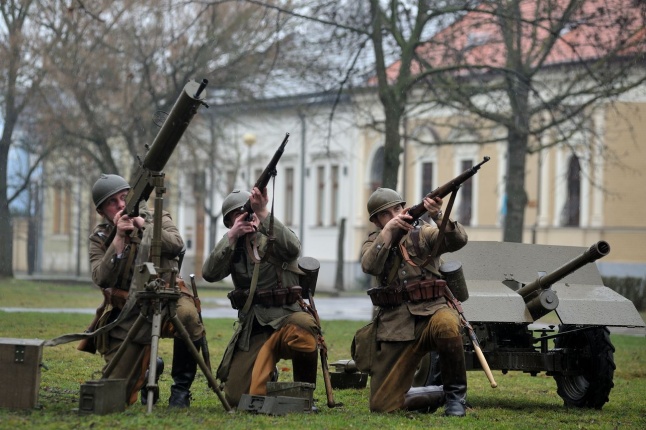 Lengyel ulánusok Nyíregyházán - fotó Szarka Lajos