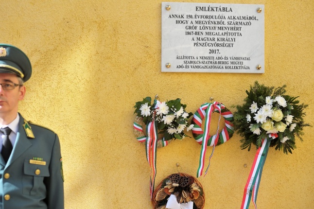 Emlékünnepség a NAV-nál - fotó Szarka Lajos