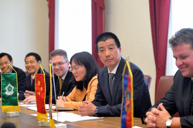 Harbini delegáció a Városházán - fotó Szarka Lajos