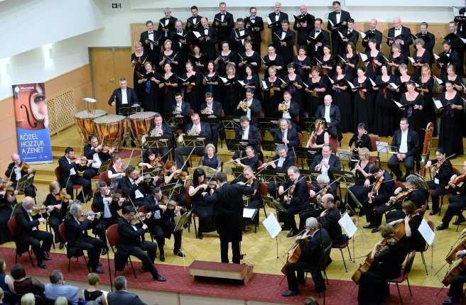 A Nemzeti Filharmonikus Zenekar és a Nemzeti Énekkar Nyíregyházán lépett fel