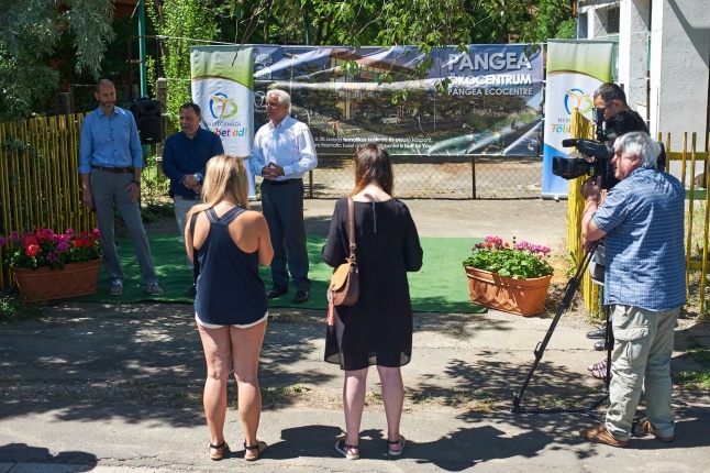 Pangea Ökocentrum sajtótájékoztató - fotó Szarka Lajos