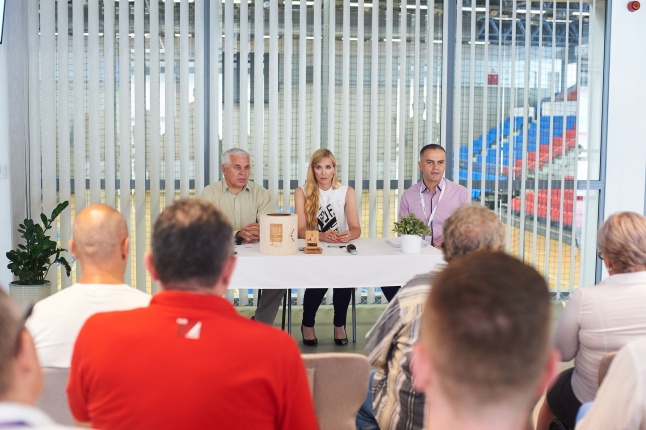 Röplabda sajtótájékoztató - fotó Szarka Lajos