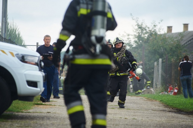 Tűzoltóverseny Kőlaposon - fotó Szarka Lajos
