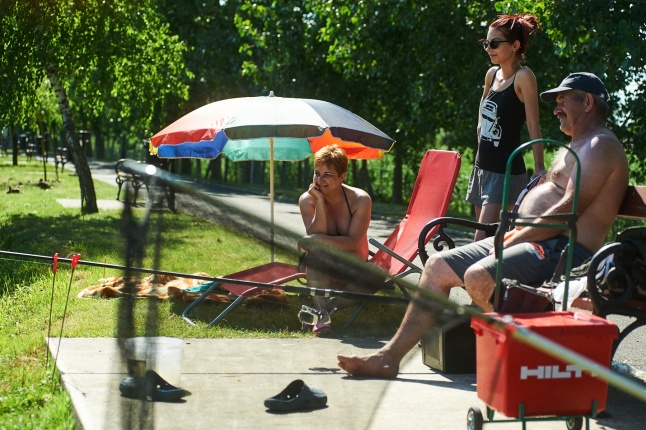 Kikapcsolódás a Tüskevár környékén - fotó Szarka Lajos