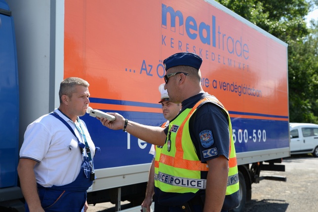 Tispol ellenőrzés a 38-as úton