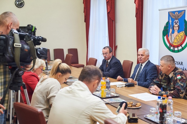 Magyar Hadtudományi Társaság sajtótájékoztatója - fotó Szarka Lajos
