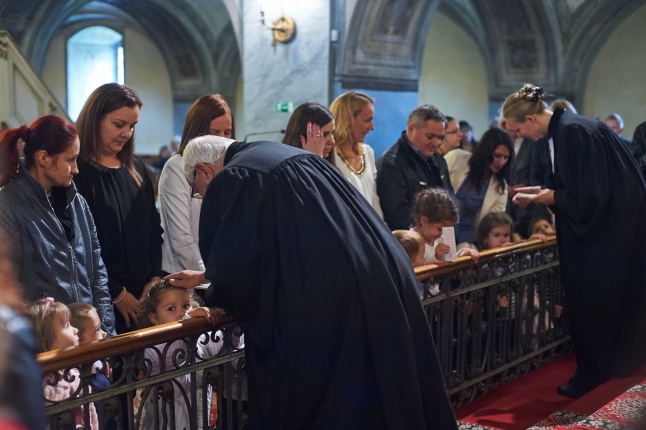 Kis ovisok megáldása - fotó Szarka Lajos