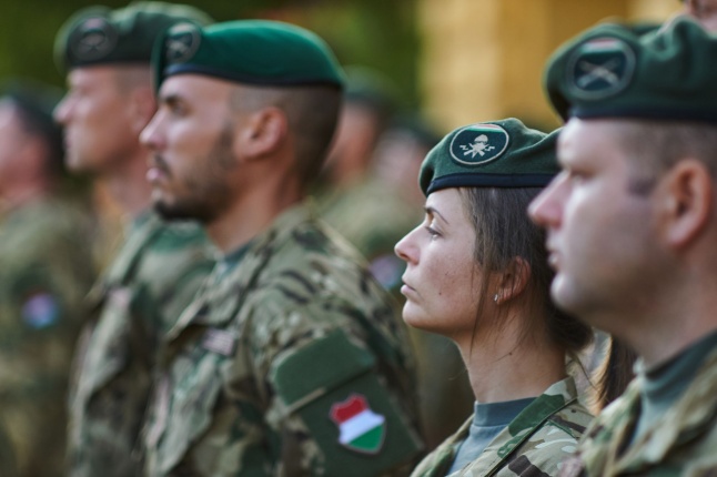 KFOR visszafogadó ünnepség 1 - fotó Szarka Lajos