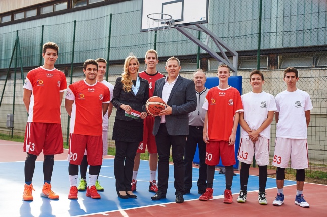 Kosárpálya átadás a Bánkiban - fotó Szarka Lajos