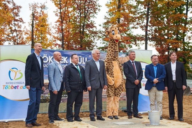 Látogatócentrum alapkőletétele - fotó Szarka Lajos