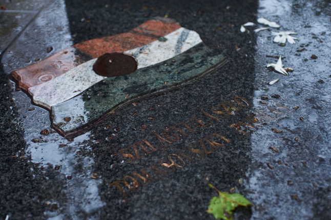 Emlékező koszorúzás 1956-ra - fotó Szarka Lajos