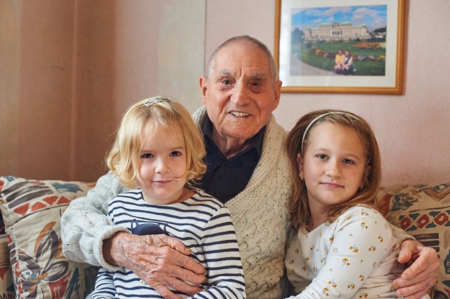 Szépkorú köszöntése Miskolczi István - fotó Szarka Lajos