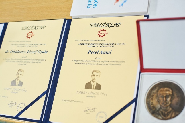 Kabay János díj átadása - fotó Szarka Lajos