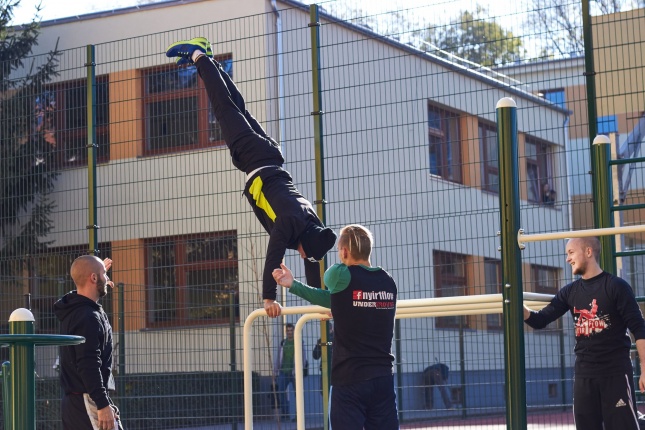 Sportpályák a Kossuth gimiben - fotó Szarka Lajos