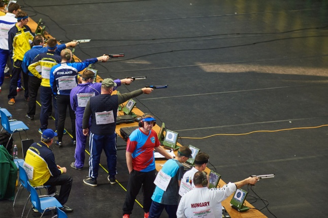 Arénáztak a sportlövők - fotó Szarka Lajos