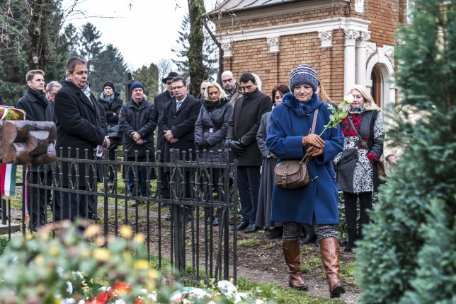 Emlékünnepség az Északi temetőben - fotó Kohut Árpád