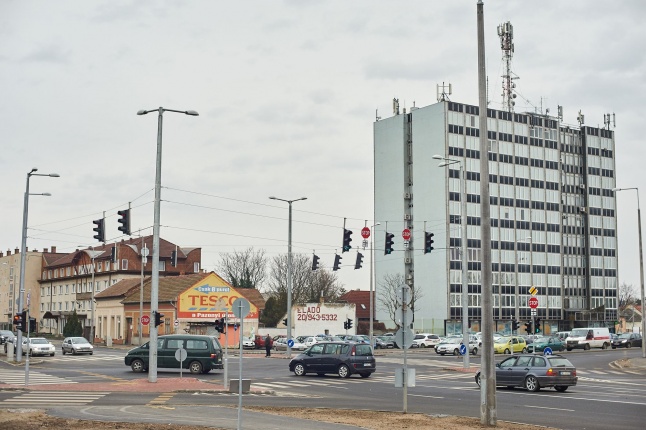 Mező utcai csomópont átadása - fotó Szarka Lajos