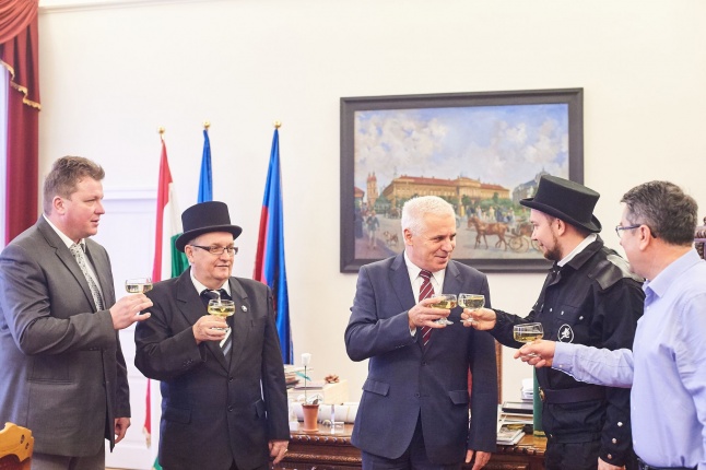 Újévi jókívánság a Városházán 2018 - fotó Szarka Lajos