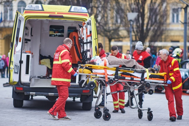 Életmentő gyakorlat - fotó Szarka Lajos