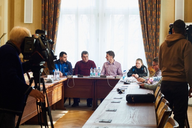 Diákolimpia sajtótájékoztató - fotó Szarka Lajos