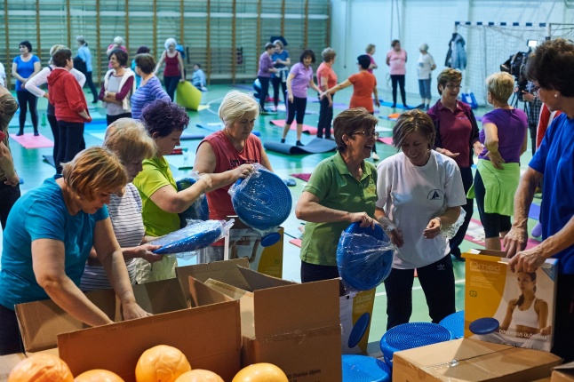 Gyógytorna eszközök átadása - fotó Szarka Lajos