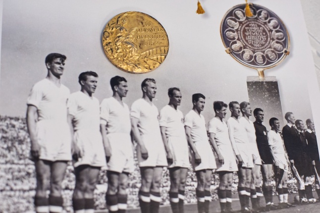 Aranycsapat emlékkiállítás sajtótájékoztató - fotó Szarka Lajos