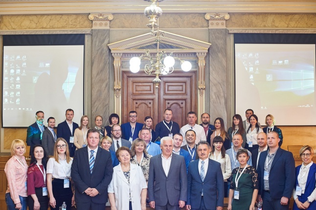 Ukrán delegáció a Városházán - fotó Szarka Lajos