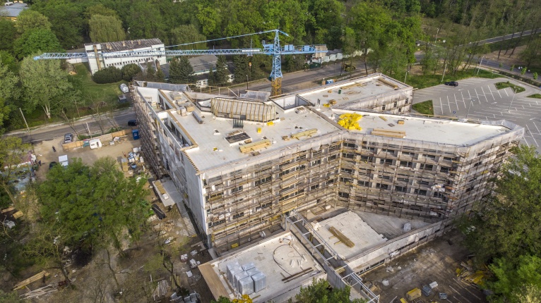 Légifelvételek a Hotel Sóstó SPA hamarosan elkészülő épületéről