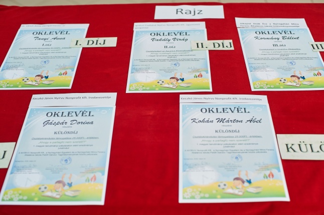 Rajz pályázat eredményhirdetése a Petőfi iskolában- fotó Szarka Lajos