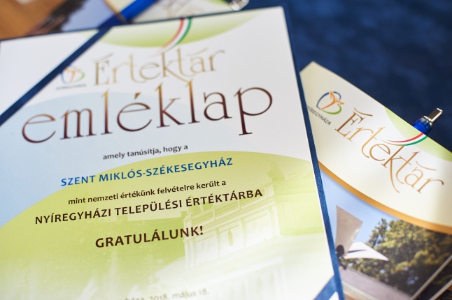 Nyíregyházi Települési Értéktár 2018 - fotó Szarka Lajos