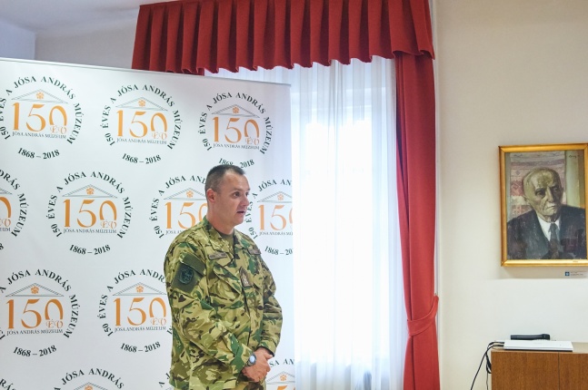 Honvédségi előadás a múzeumban - fotó Szarka Lajos