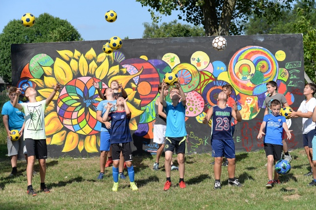 Focitábor Nyírszőlősön - fotó Trifonov Éva