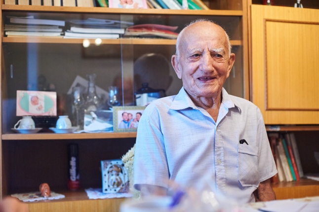 Szépkorú köszöntése Németh József - fotó Szarka Lajos