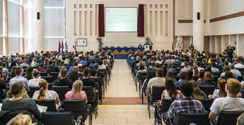 Előadás a beiratkozásról a Nyíregyházi Egyetemen - Fotó Kohut Árpád