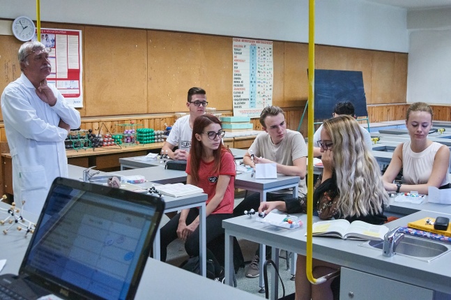 Fejlesztések az Eötvös iskolában - fotó Szarka Lajos