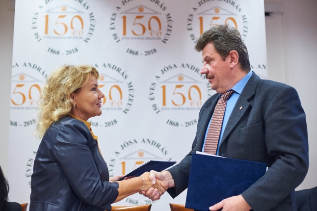 Együttműködési megállapodás a múzeummal - fotó Szarka Lajos