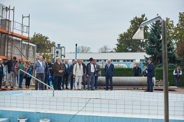 Helyszíni bejárás a Júlia Fürdőben - fotó Szarka Lajos