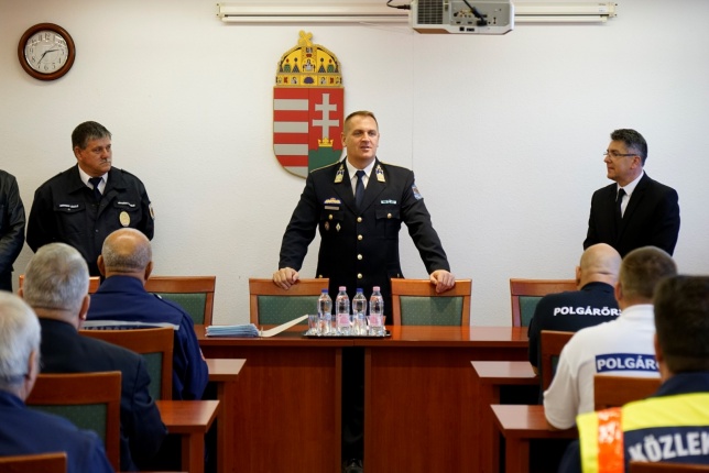 Kitüntetéseket vehettek át polgárőreink - fotó Kohut Árpád