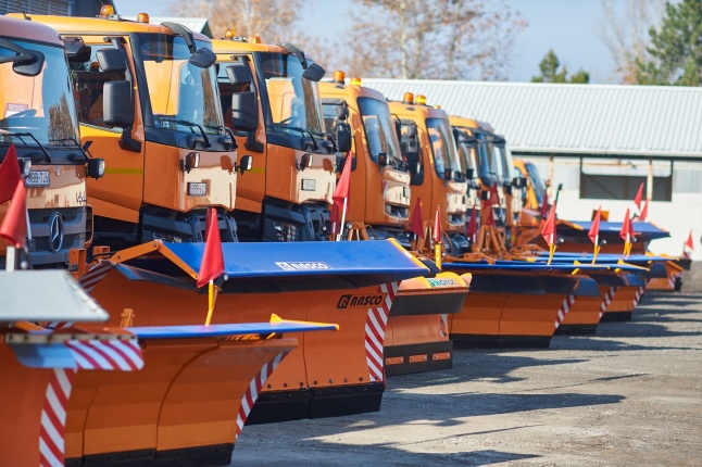 Gépszemle a Magyar Közútnál - fotó Szarka Lajos