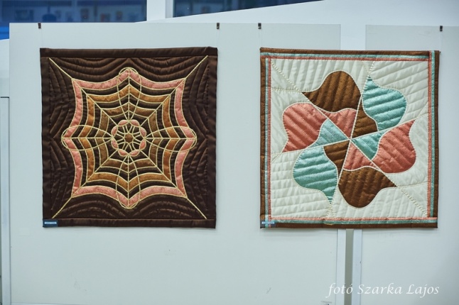Foltvarró kiállítás a kulturális központban - fotó Szarka Lajos