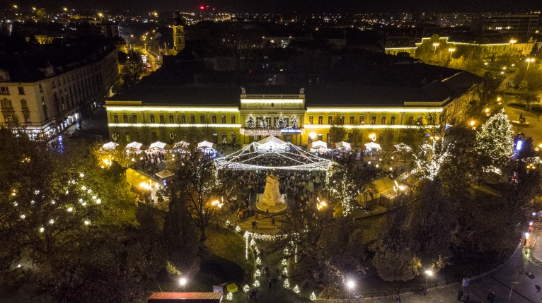 Nyíregyházi Advent a magasból - fotó Kohut Árpád
