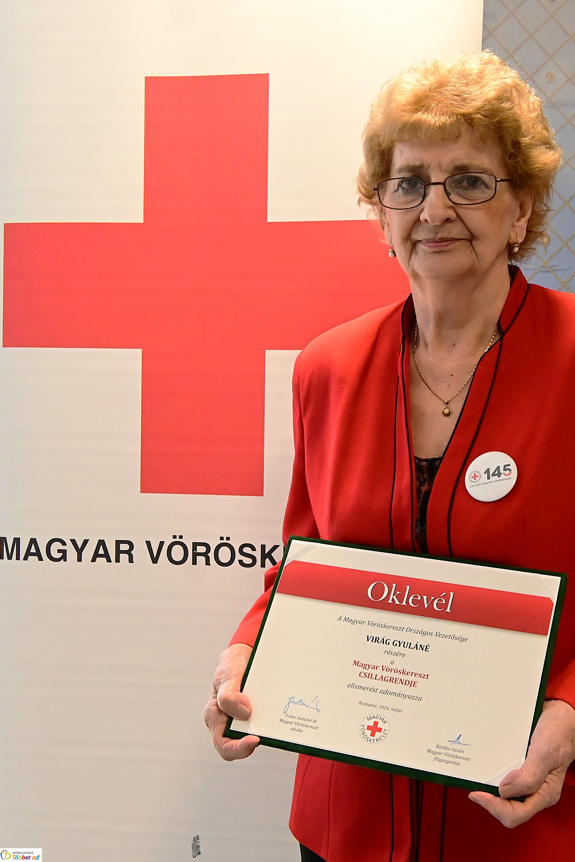 145 éves a Magyar Vöröskereszt