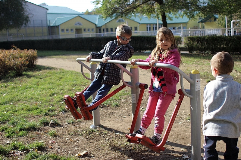 Ovisok a kondiparkban