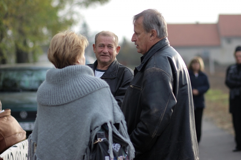 Felújított feszület Kistelekiszőlőben