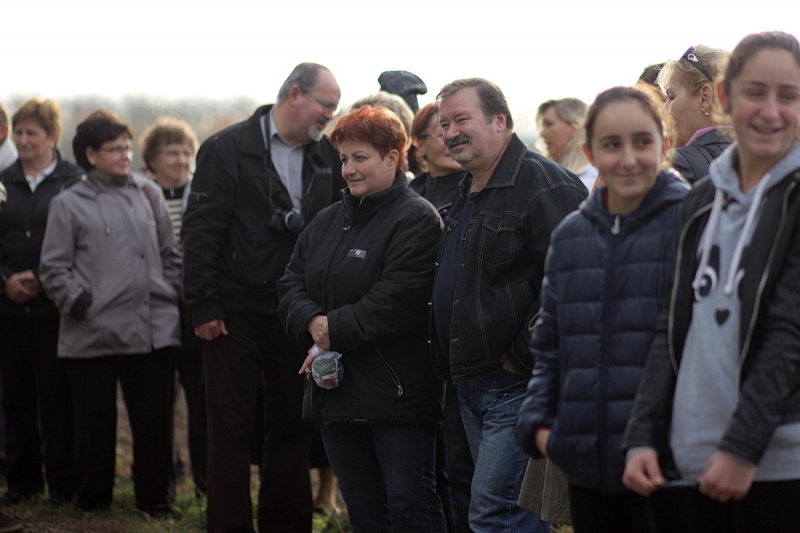 Felújított feszület Kistelekiszőlőben